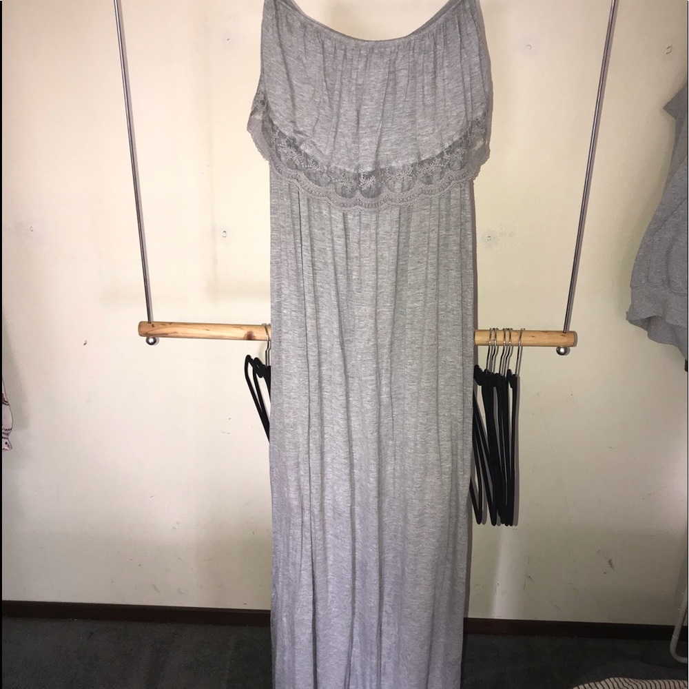 Grey maxi dress
